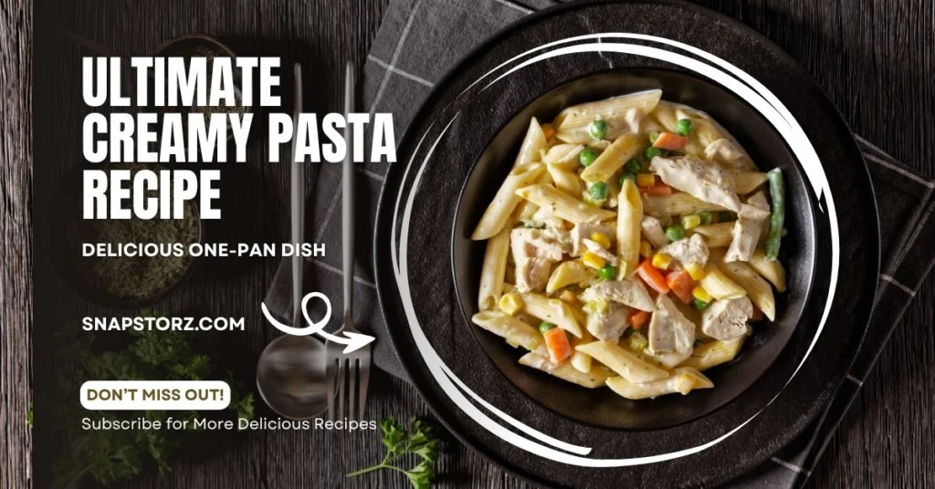 creamy white sauce pasta at home work