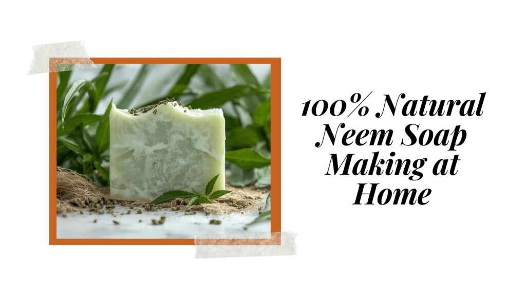 100% Natural Neem Soap Making at Home